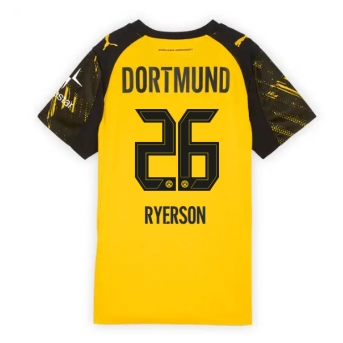 Billige Fotballdrakt Borussia Dortmund Julian Ryerson #26 Replika Hjemmedrakt Dame 2025-26 Kortermet